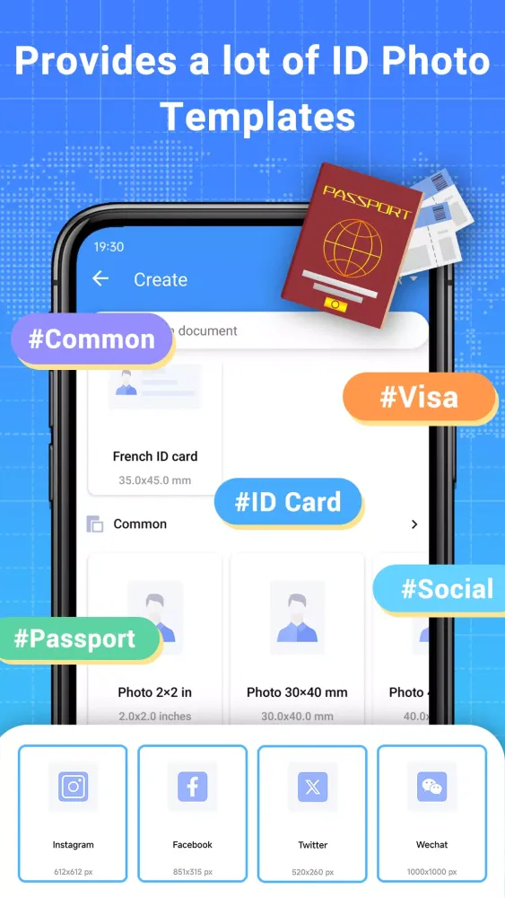 ภาพหน้าจอของ ID Photo: Passport Photo Maker