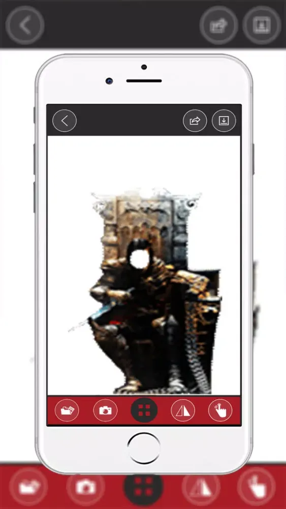 Zrzuty ekranu photo montage throne