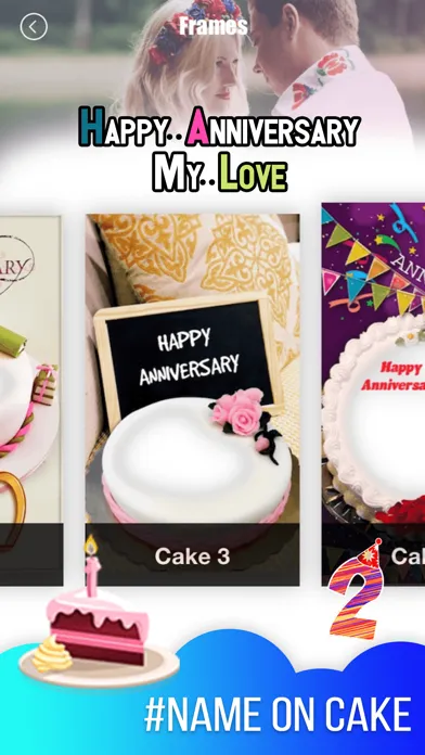 Screenshot di Anniversary Cake Photo Frame