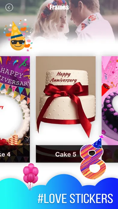 Screenshot di Anniversary Cake Photo Frame