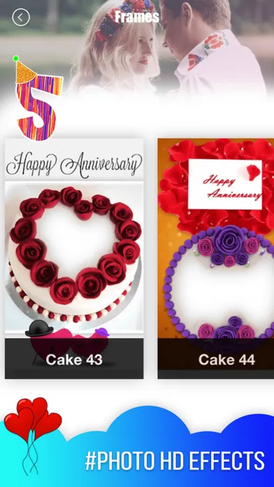Screenshot di Anniversary Cake Photo Frame