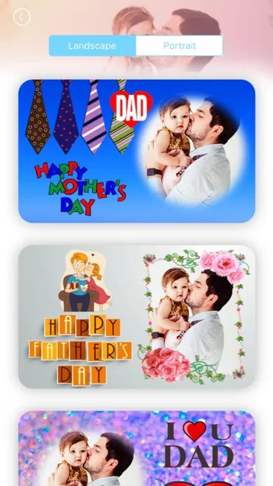 Скриншоты Father's Day Photo Frames 2018