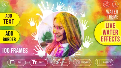 تصاویر Holi Photo Frames