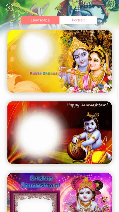 Скриншоты Janmashtami Photo Frame Editor
