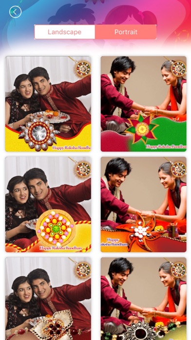 Zrzuty ekranu Raksha Bandhan Photo Frame