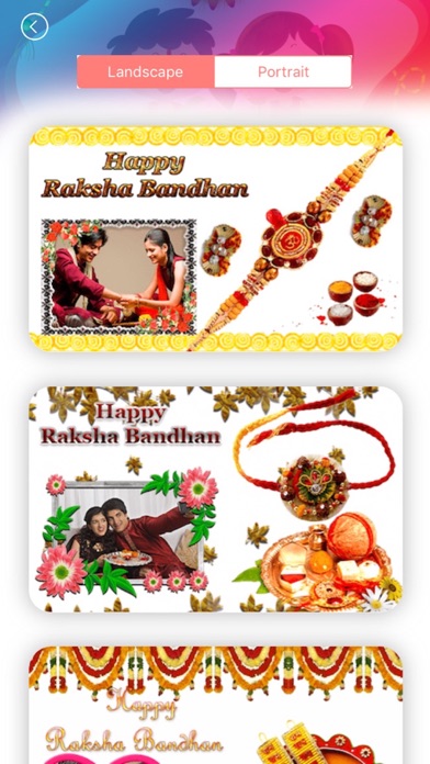 Zrzuty ekranu Raksha Bandhan Photo Frame