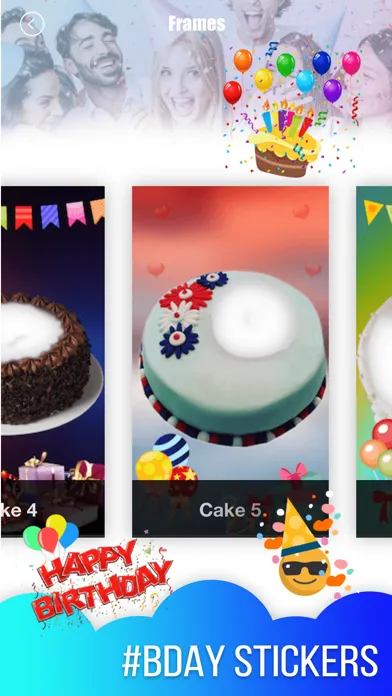 Birthday Cake Photo Frame 2018 स्क्रीनशॉट