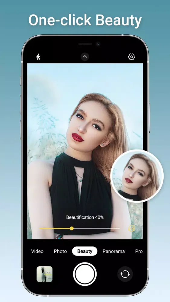 Tangkapan layar HD Camera iphone Beauty Camera