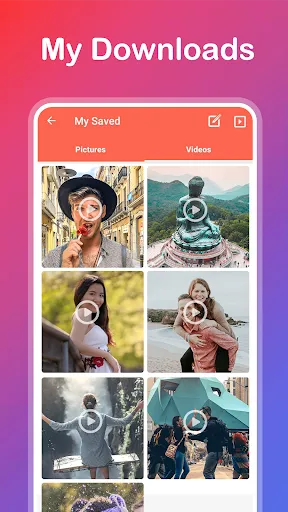 Captures d'écran de Video Downloader for Instagram