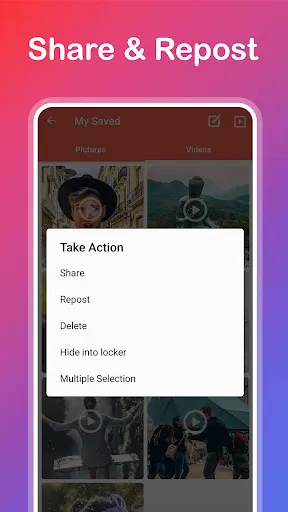Captures d'écran de Video Downloader for Instagram