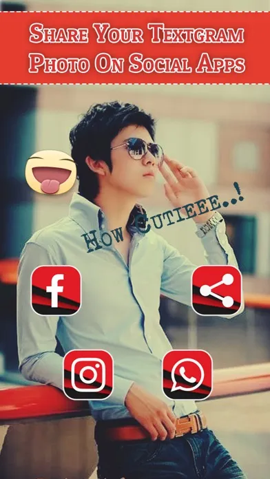Ảnh chụp màn hình của Write Text On Photo : Textgram
