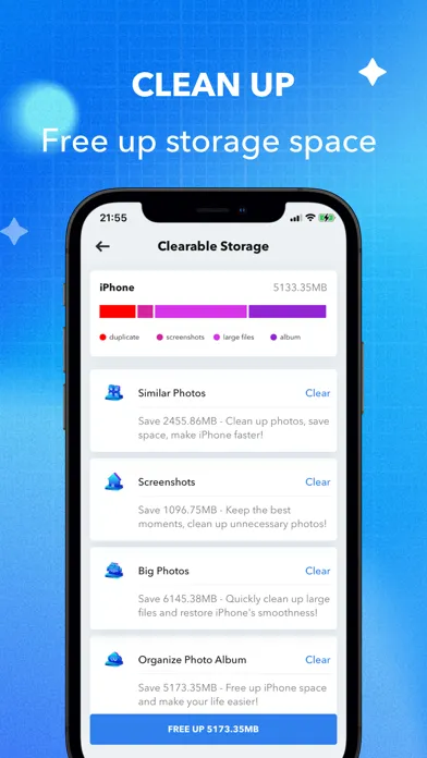 Tangkapan skrin iCleaner - Clean Up Storage