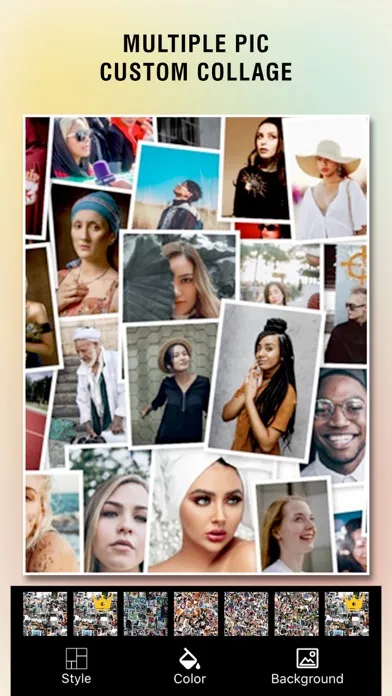 ภาพหน้าจอของ Photo Blend & Shape Collage