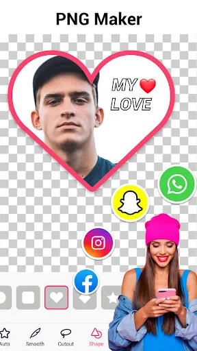 Captures d'écran de Background Eraser Photo Editor