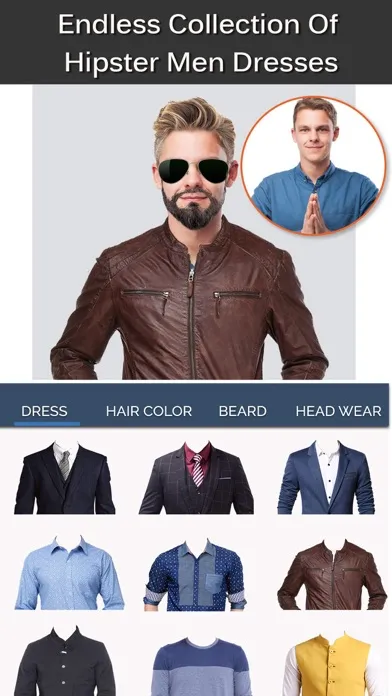 Hipster Maker-Free face changer photomontage Screenshots