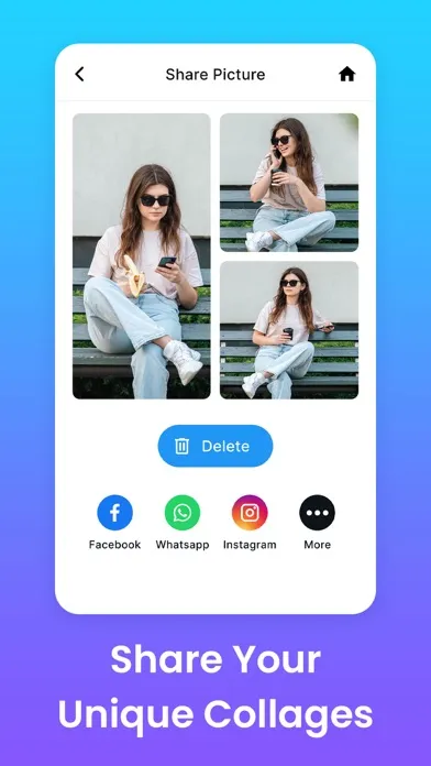 Ảnh chụp màn hình của Photo Collage Maker Pic Effect