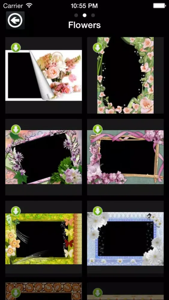 Ảnh chụp màn hình của Flowers Frames Plus