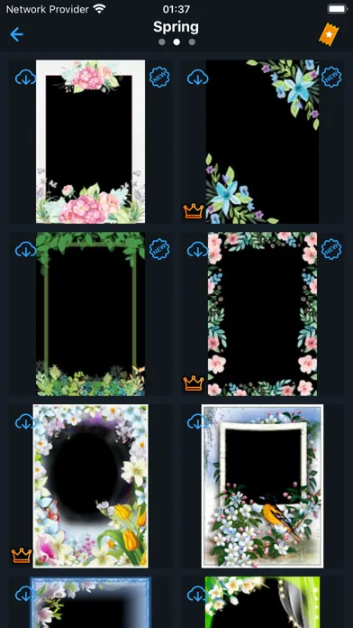 Capturas de pantalla de Spring Photo Frames