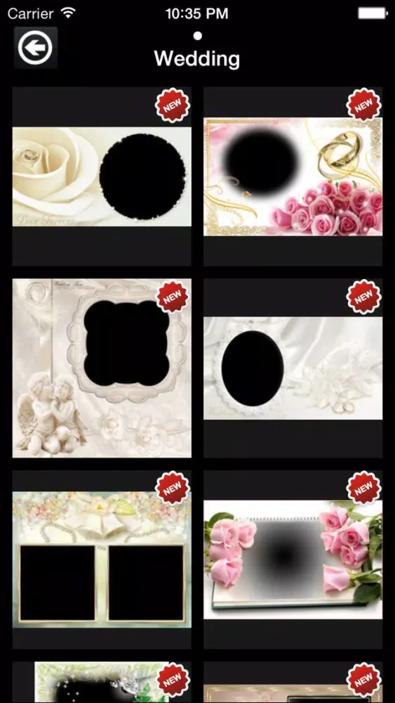 Capturas de tela do Wedding Frames Plus