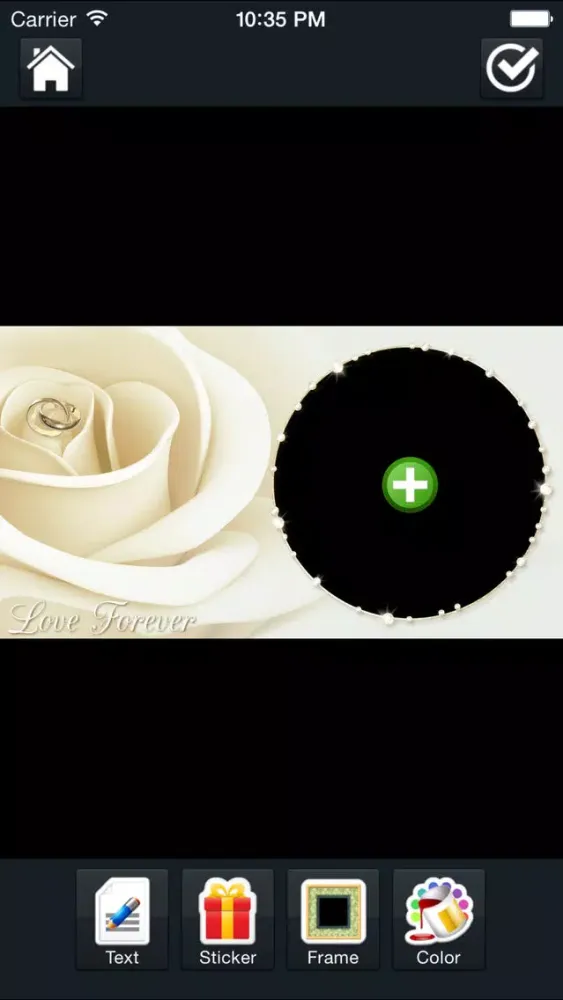 Capturas de tela do Wedding Frames Plus