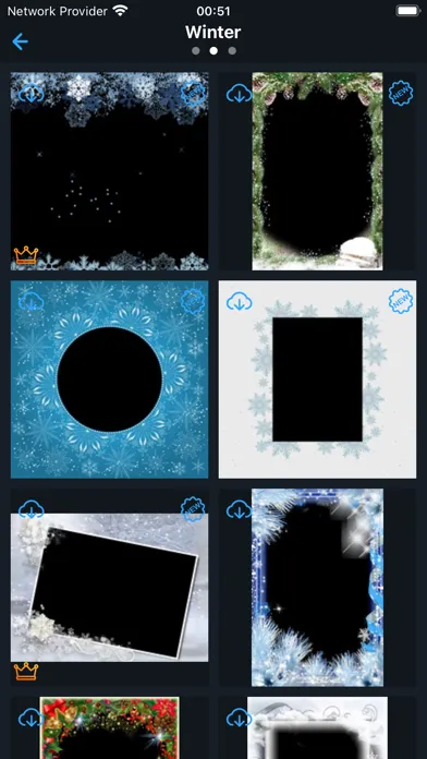 Tangkapan layar Winter Photo Frames PhotoFrame