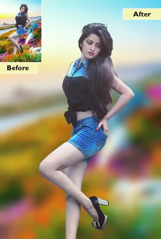 DSLR Camera : Auto Blur Effect سکرین شاٹس