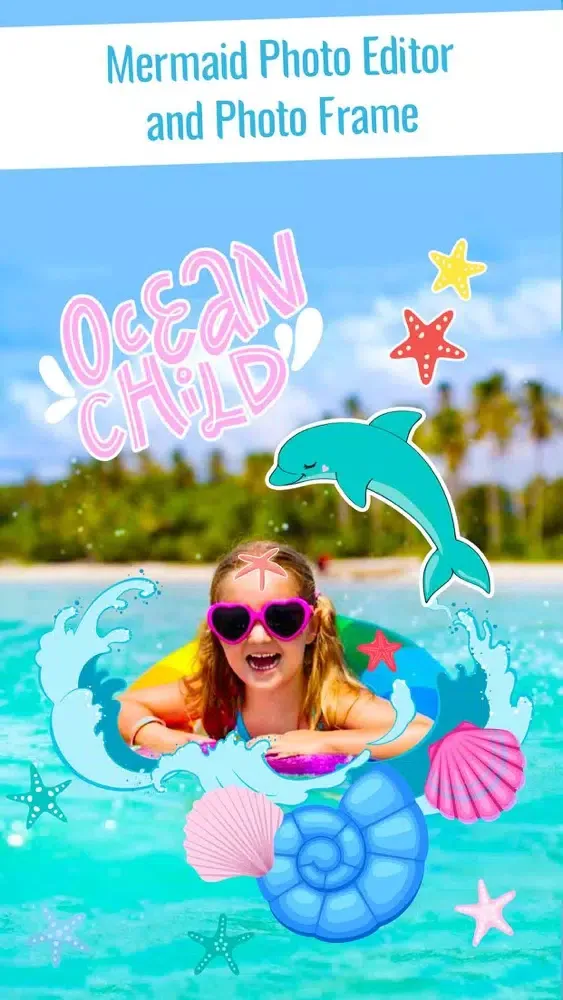 Tangkapan skrin Mermaid Photo Creator