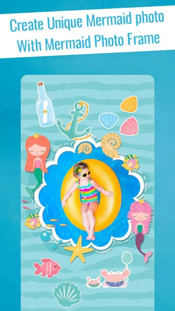 Tangkapan skrin Mermaid Photo Creator