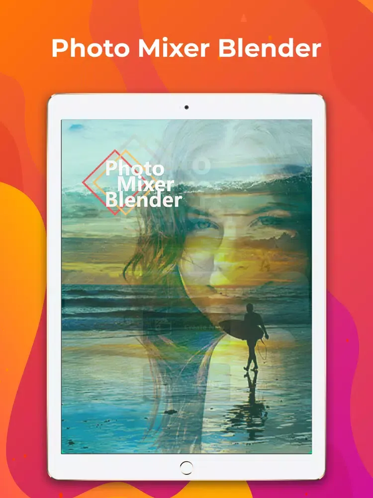 Capturas de tela do Photo Mixer/ Blender iPad 