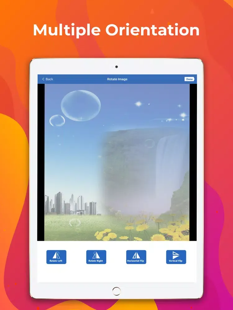 Capturas de tela do Photo Mixer/ Blender iPad 