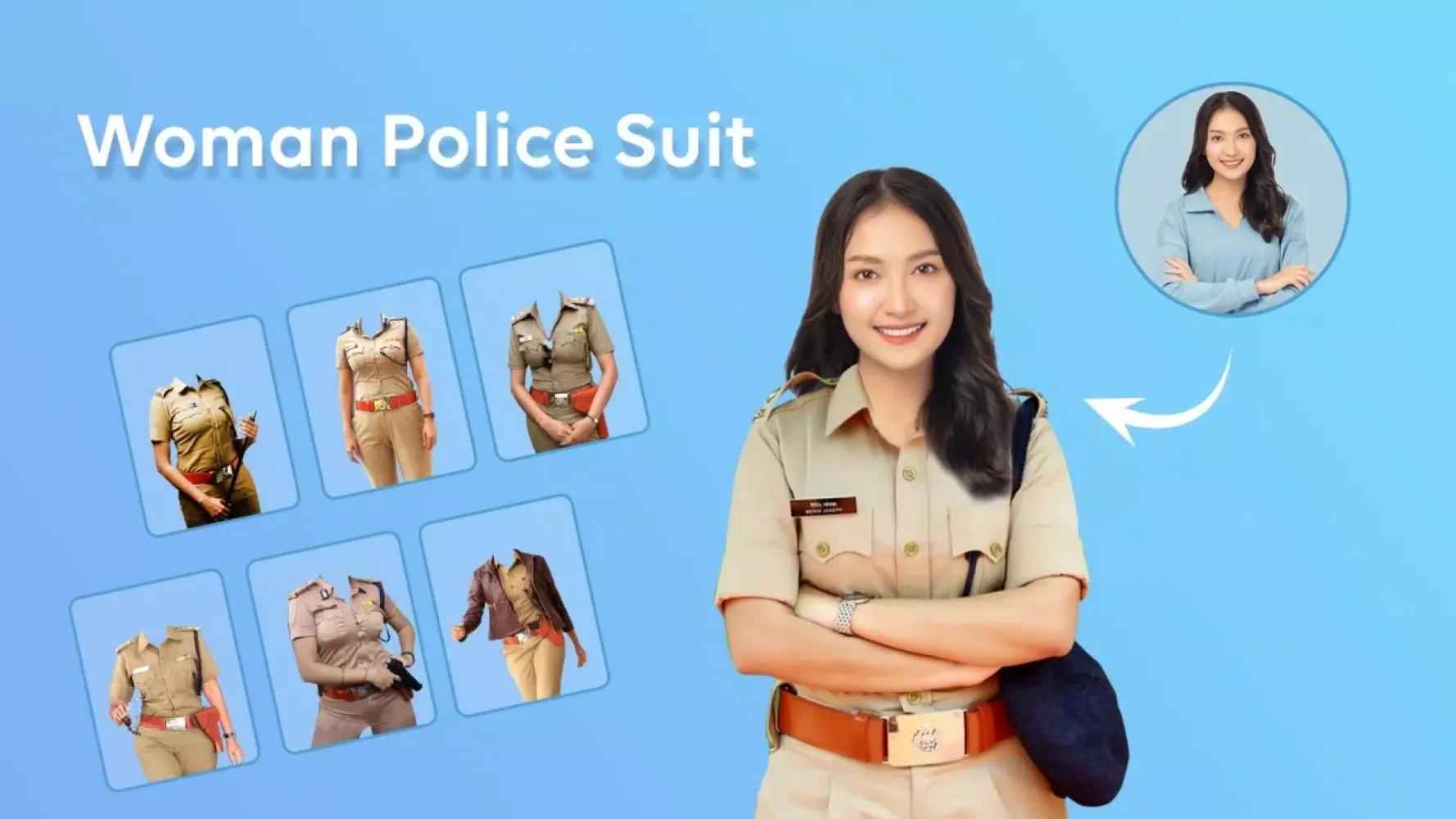 Police Photo Suit Maker Screenshots