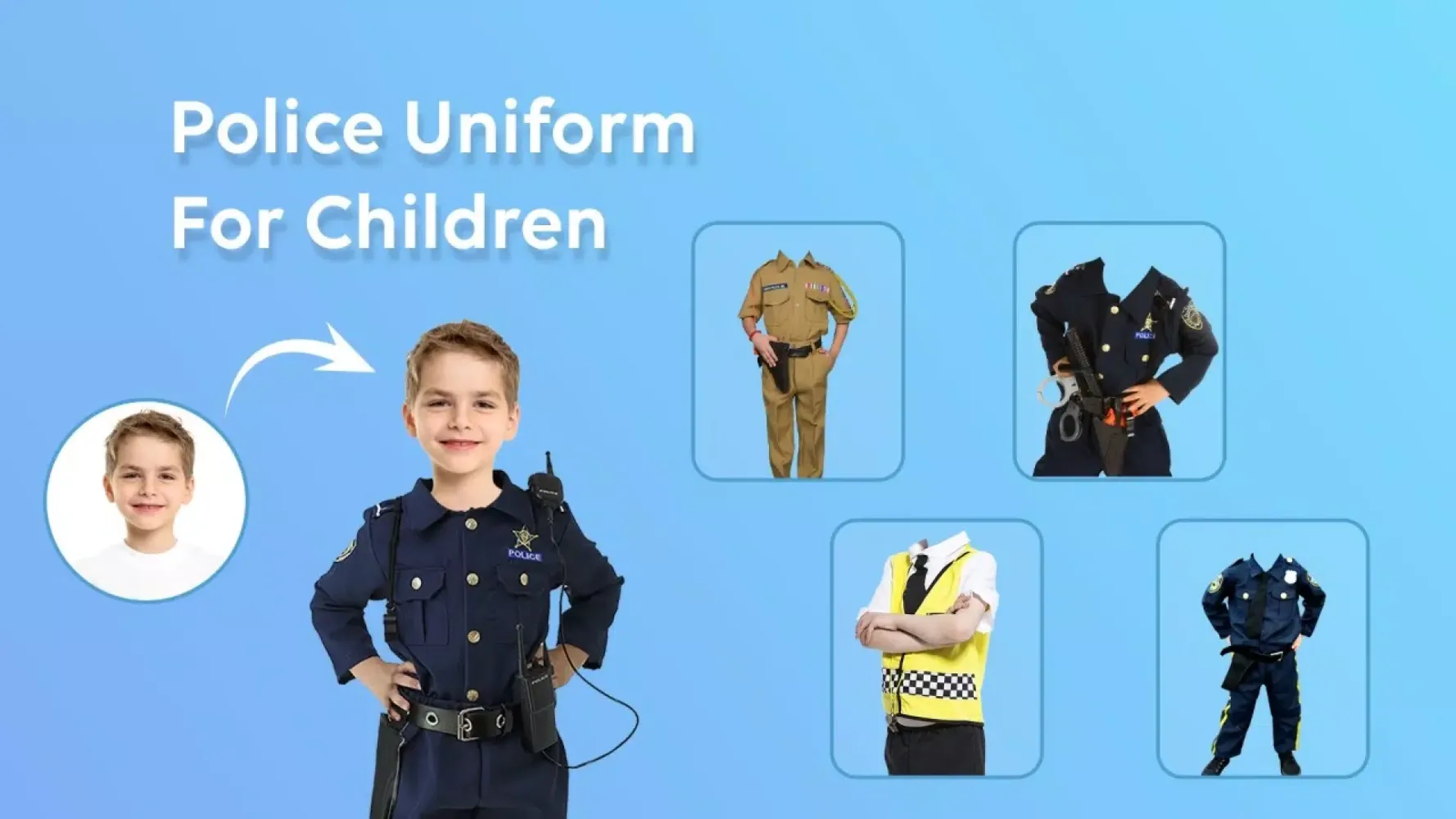 Police Photo Suit Maker Screenshots