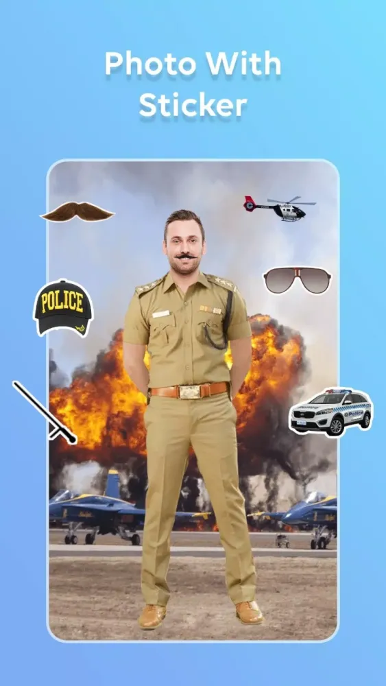 Police Photo Suit Maker Screenshots