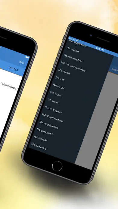 Screenshot di PHP Code Play