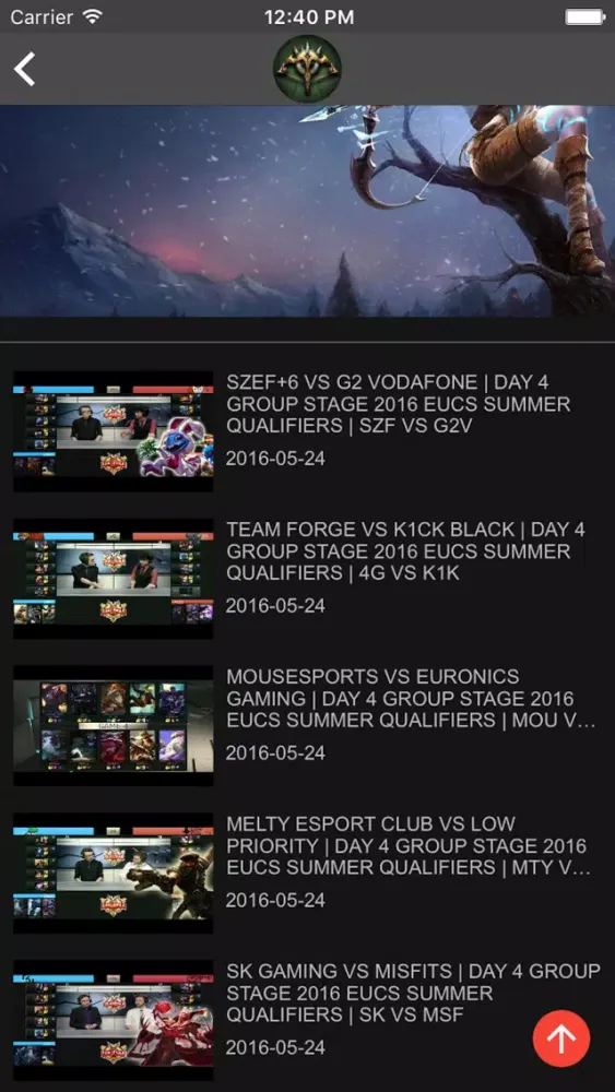 Ảnh chụp màn hình của Clip LoL - videos and replays League of Legends