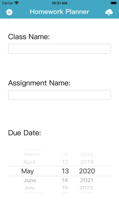 HW Planner Screenshots