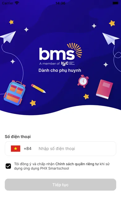 BMS - Phụ huynh应用截图