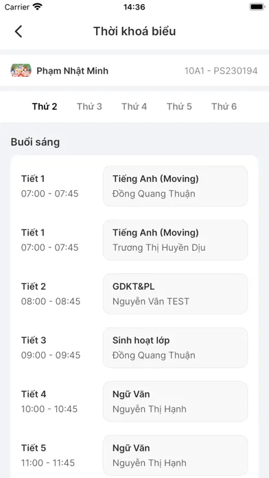 BMS - Phụ huynh应用截图