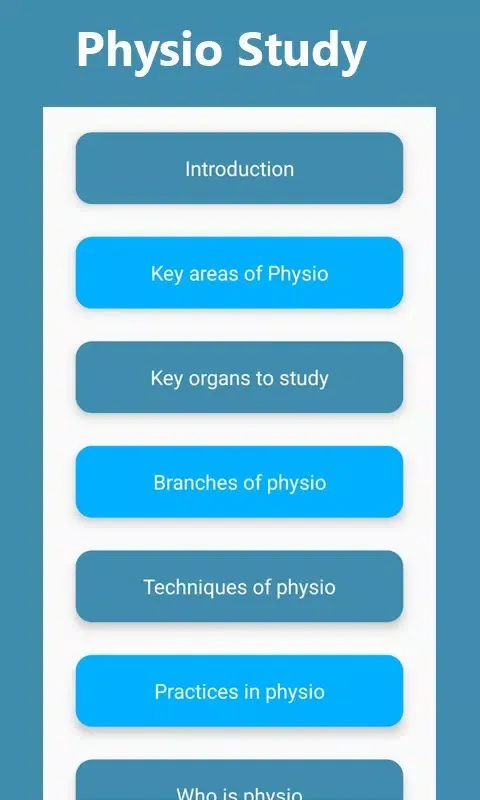 Physio Study- Physio companion Ekran Görüntüleri
