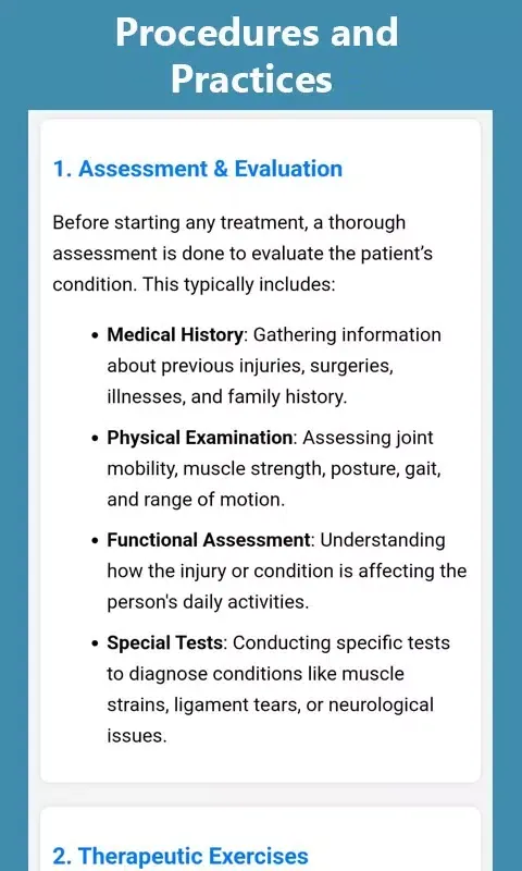 Physio Study- Physio companion Ekran Görüntüleri
