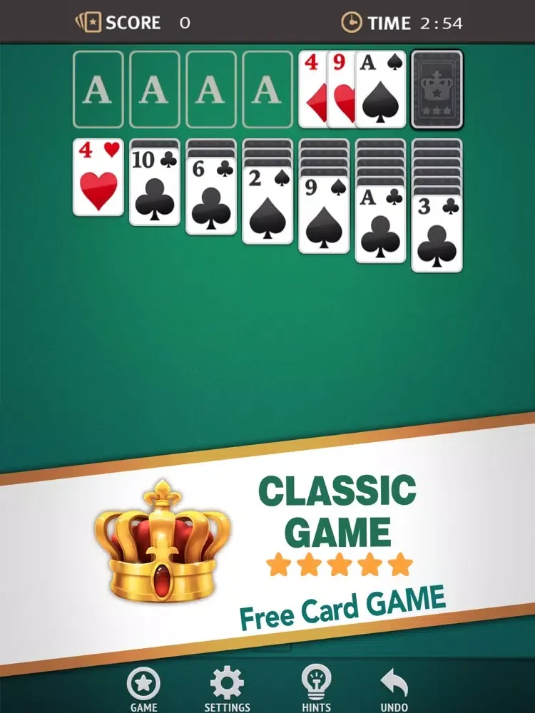 Solitaire Heart - Classic Play iPad  Screenshots