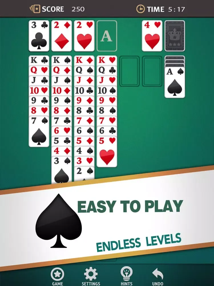 Solitaire Heart - Classic Play iPad  Screenshots