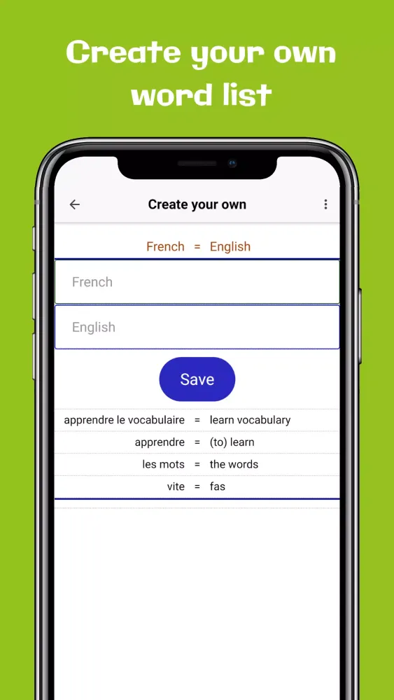 Learn vocabulary with Wozzol Screenshots