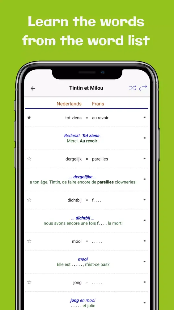 Learn vocabulary with Wozzol Screenshots