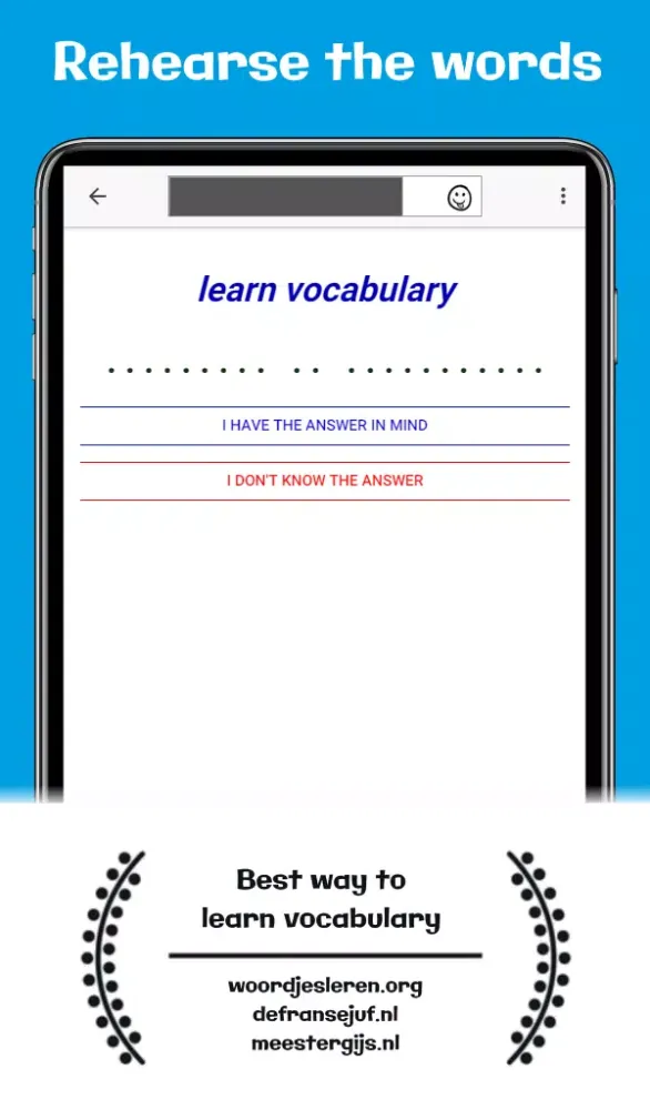 Learn vocabulary with Wozzol Screenshots
