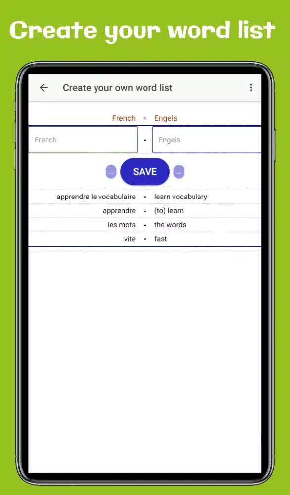 Learn vocabulary with Wozzol Screenshots