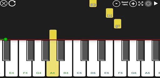 Zrzuty ekranu Piano Tutorials