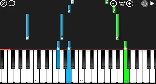 Zrzuty ekranu Piano Tutorials