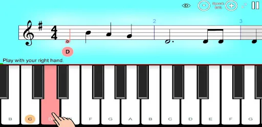 Zrzuty ekranu Piano Tutorials