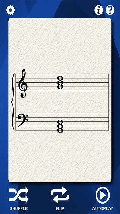 Piano Chords Flash Cards 스크린샷